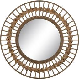 BigBuy Home Natural 80 Bamboo Wall Mirror