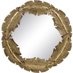 BigBuy Home Golden 76 3 DMF Wall Mirror