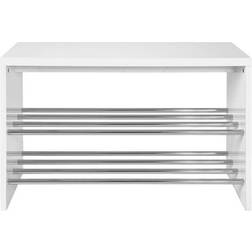 HAKU Möbel Giasa Storage Bench 55cm H X 81cm W X 30cm D Shoe Rack