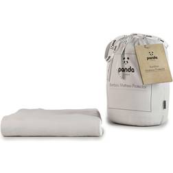 Panda Panda London Bamboo Protector Mattress Cover White