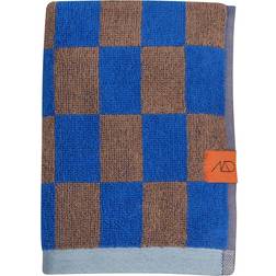 Mette Ditmer Retro Guest Towel Brown, Blue (55x40cm)
