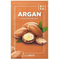 The Saem Natural Mask Sheet Argan 1pezzo Bianco