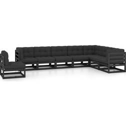 vidaXL Set Muebles Jardín 70 cm Conjunto de Sala de Exterior