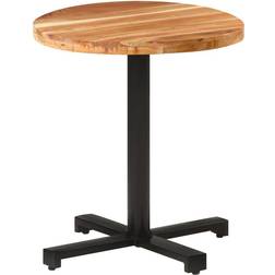 vidaXL Solid Acacia Wood Bistro Table Ø70 x 75 cm