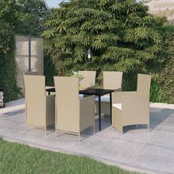 vidaXL 7-tlg. Essgruppe