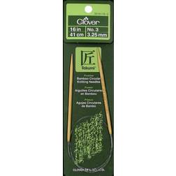 Clover Takumi Bamboo Circular Knitting Needles 36"-Size 3/3.25mm