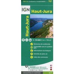 IGN TOP75 75012 Haut-Jura Falset Fransk