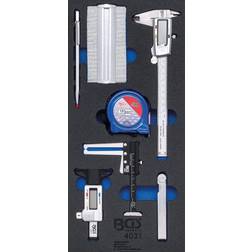 BGS Technic Werkstattwageneinlage 1/3: MesswerkzeugSatz 7tlg