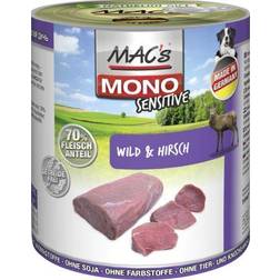 MAC's Monoprotein Sensitive Hjort Våtfoder för Hund 6 x 800 g