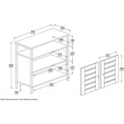 Baxton Studio Vander Storage Cabinet