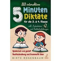 111 interaktive 5 Minuten Diktate für die 3. & 4. Klasse