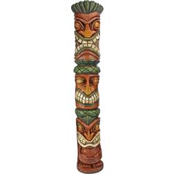 Design Toscano Aloha Hawaii Tiki Sculpture: Moai Haku Pyntefigur