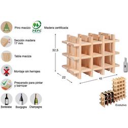 Flaschenregal Astigarraga Evolutivo Rioja Kiefer X Weinregal
