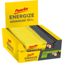 PowerBar Energize Advanced Choco Hazelnut 15x55g High Carb Energy Bar