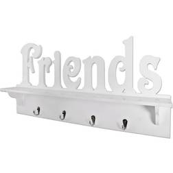HAKU Möbel Garderobe Murale Friends Blanc