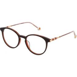 Carolina Herrera VHE 881 993, including lenses, ROUND Glasses, FEMALE