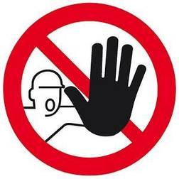 Safetymarking SafetyMarking® Verbotsaufkleber "Zutritt
