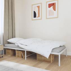 vidaXL 90x190 metal Sengeramme