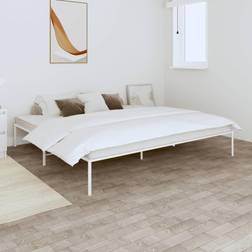 vidaXL Estructura De Cama De Metal Blanco 180x200 cm