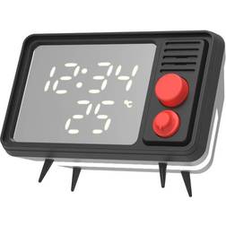 Mobility On Board MOB Speaker Alarm Clock with Light TV Retro Grey