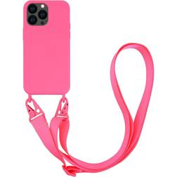 Vivanco Necklace Chaîne pour Smartphone Apple iPhone 13 Pro Max rose