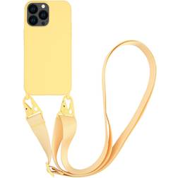 Vivanco Necklace Chaîne pour Smartphone Apple iPhone 13 Pro jaune