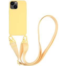 Vivanco Necklace Chaîne pour Smartphone Apple iPhone 13 jaune