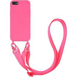 Vivanco Necklace Cover für iPhone SE 2020 pink