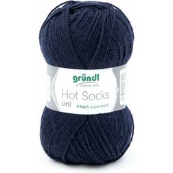 Gründl Wolle Hot Socks uni 50 g marine