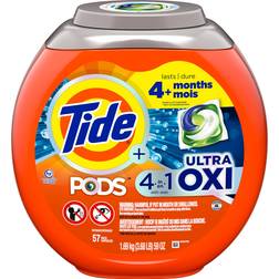 Tide 4-in-1 Ultra Oxi Pods Liquid Laundry Detergent 57 Count