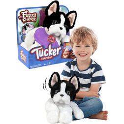Skyrocket My Fuzzy Friend Tucker den søvnige hundehvalp interaktiv bamse med lyde og over 50 reaktioner