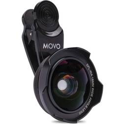 Movo SPL-WA 18 mm Weitwinkelobjektiv Universal-Clip-Halterung iPhone, Android-Smartphones Handy-Kamera-Objektiv-Set iPhone-Weitwinkelobjektiv Panorama-Fotos