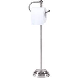 Sunnypoint Classic Bathroom Free Standing Toilet Tissue Paper Roll Holder Stand