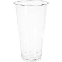 Plastglas bionedbrydelig 50 cl Ps/50 stk klar Ø95 mm