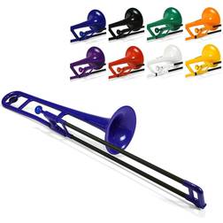 pBone 700641 Trombón de plástico Blue