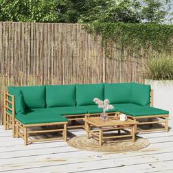 vidaXL 7 dynor Loungeset