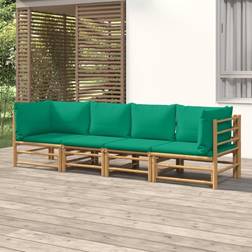vidaXL 4 dynor Loungeset, Bord inkl. 2 Stolar