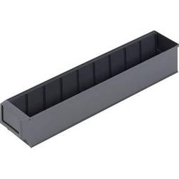 Alutec 66031 Storage bin L x W x H 500 x 91 x 81 mm Dark grey 1 pcs