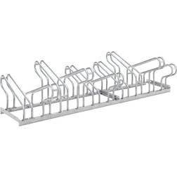 EUROKRAFTpro Fahrradbügelparker 2-s.90Grad, verz.Anz.Radstände 10 z.Aufschr.zerlegt WSM