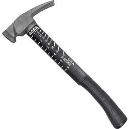 14Oz Titanium Hybrid Fiberglass Handle Smooth Face Carpenter Hammer