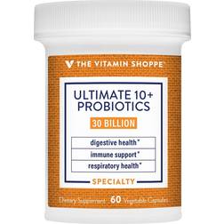 The Vitamin Shoppe Ultimate 10+ Probiotic 30 Billion CFU 60 Veggie Capsules