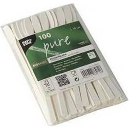 Papstar Papier-Rührstäbchen "pure" weiß