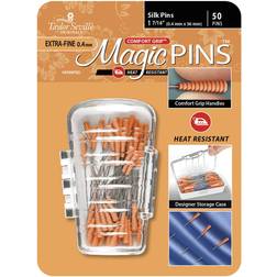 Taylor Seville Magic Pins Silk Extra Fine-Orange 50/Pkg