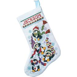 Michel Design Works Janlynn 80-0477 Penguin Joy Stocking Counted Cross Stitch Kit