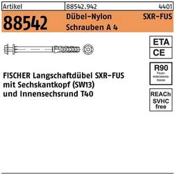 Fischer SXR 10 x 80 FUS A4 80 mm 10 mm 46340 50 pcs