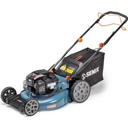 Senix Self-Propelled Gas Lawn 22-Inch 163 cc 4-Cycle Petrol Powered Mower