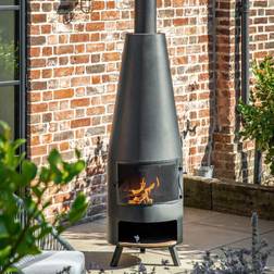 Gallery Direct Interiors Fendi Chiminea with Pizza Oven