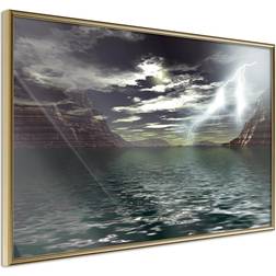 Artgeist Storm on the Lake Poster