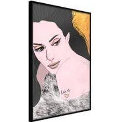 Artgeist Inramad - Love Tattoo 40x60 Poster