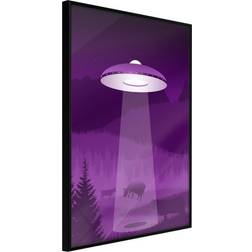 Artgeist Inramad Flying Saucer 30x45 Poster